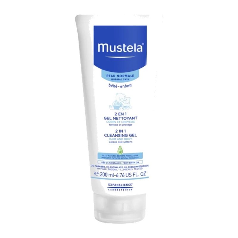 Gel nettoyant 2 en 1 corps et cheveux Mustela