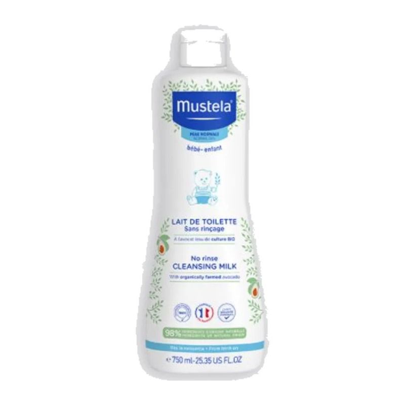 Lait de toilette sans rinçage Mustela 750 ml