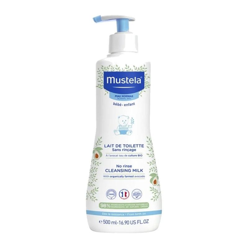 Lait de toilette sans rinçage Mustela 500 ml