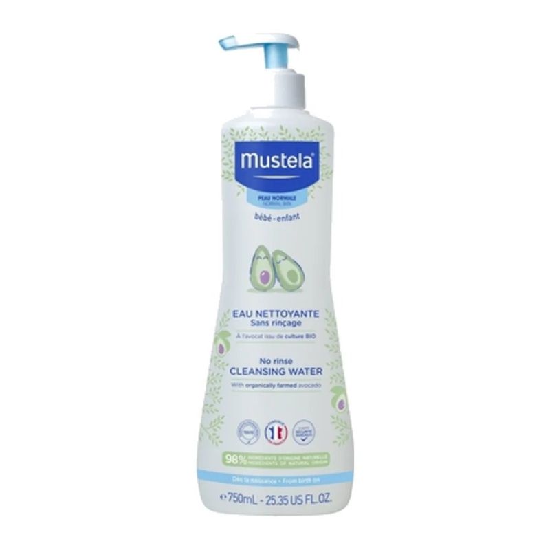 Eau nettoyante sans rinçage Mustela 750 ml