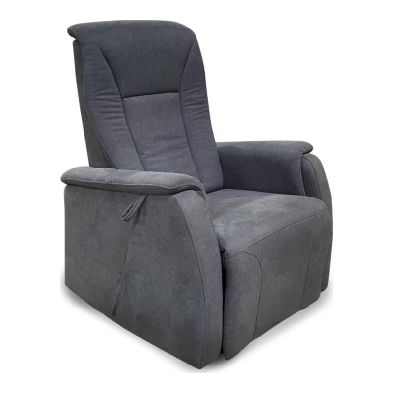 Fauteuil releveur Classic 1 moteur tissu gris foncé