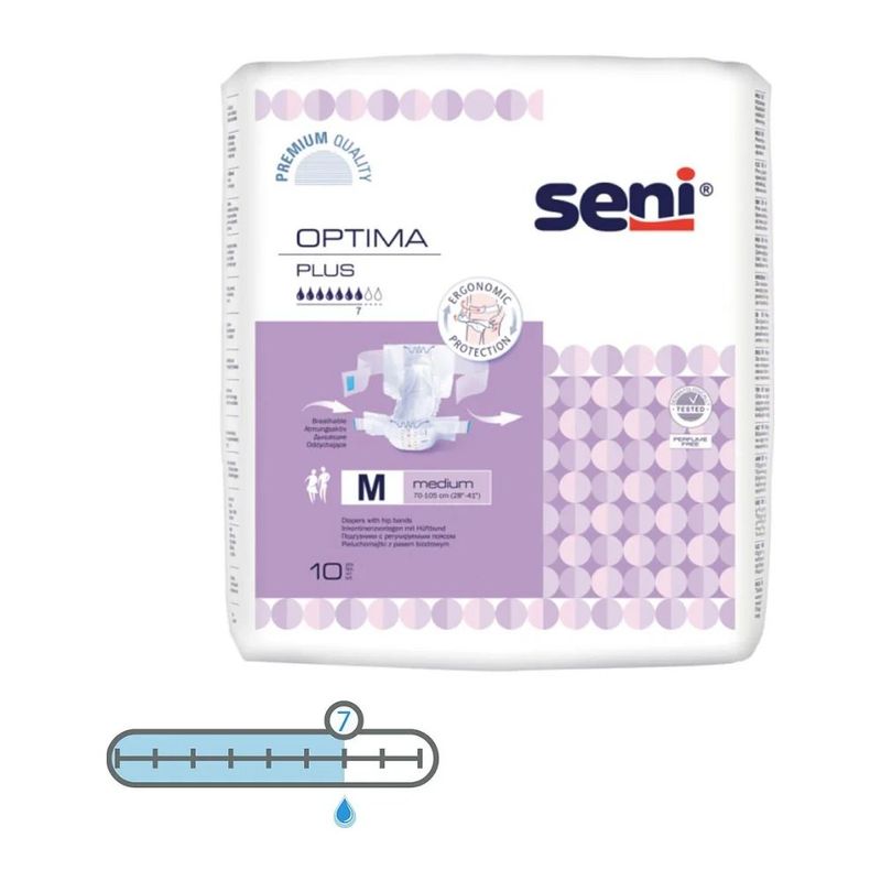 Seni Optima Plus – change à ceinture, taille M